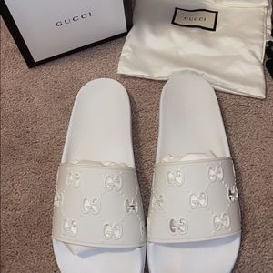 Women’s rubber GG slides sandal